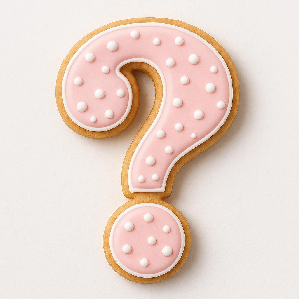 Question Mark Cookie Cutter - Quirky Question Mark Cookie Cutter - Bake Up Some Curiosity!