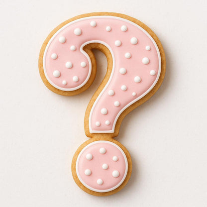 Question Mark Cookie Cutter - Quirky Question Mark Cookie Cutter - Bake Up Some Curiosity!