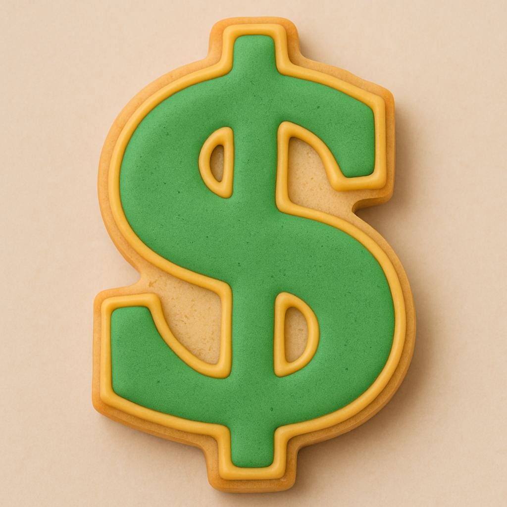 Dollar Sign Cookie Cutter -   Dollar Sign Cookie Cutter - Make Your Bakes Look Rich!
