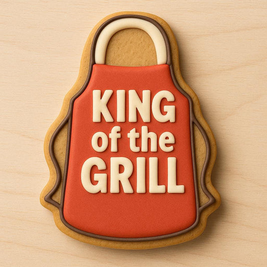 Grill Apron Cookie Cutter - King of the Grill Cookie Cutter