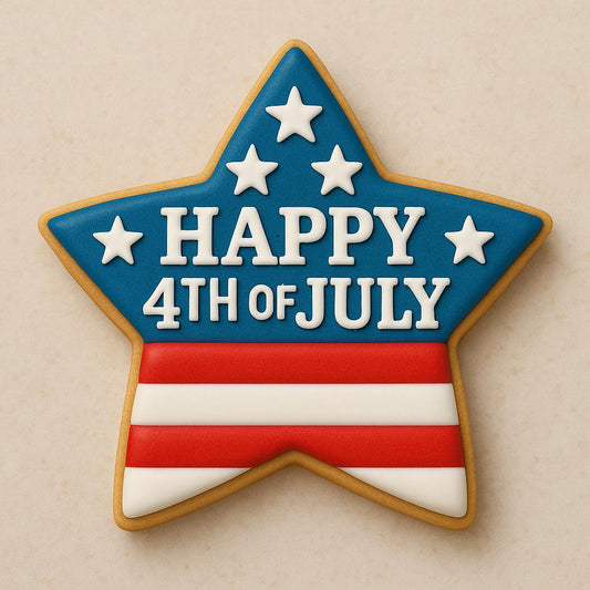 Patriotic Star Cookie Cutter - Fourth of July Cookie Cutter - Show Your Patriotic Pride!