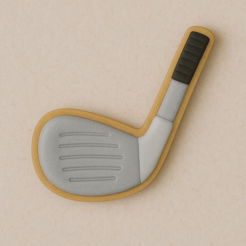Golf Club Cookie Cutter – Swing into Sweetness!