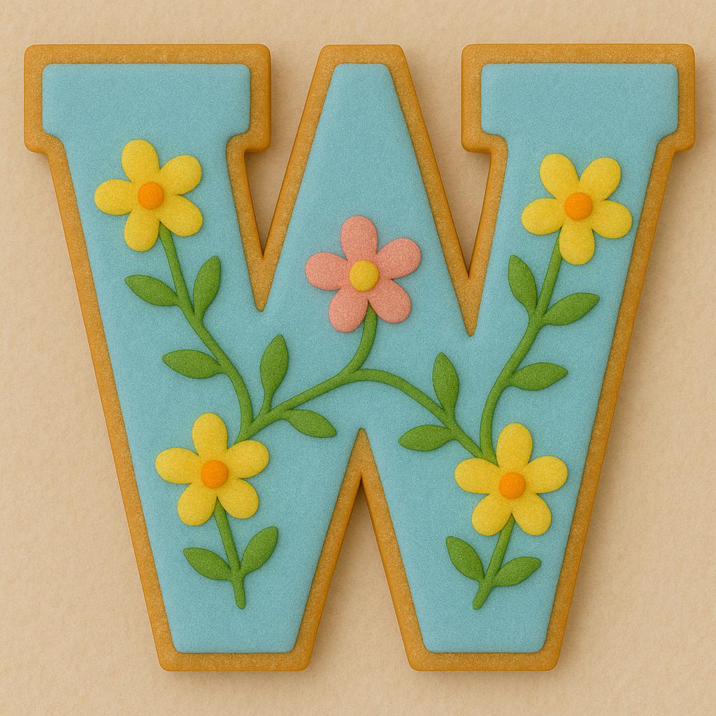 Letter W Cookie Cutter – Perfect for Custom Treats!
