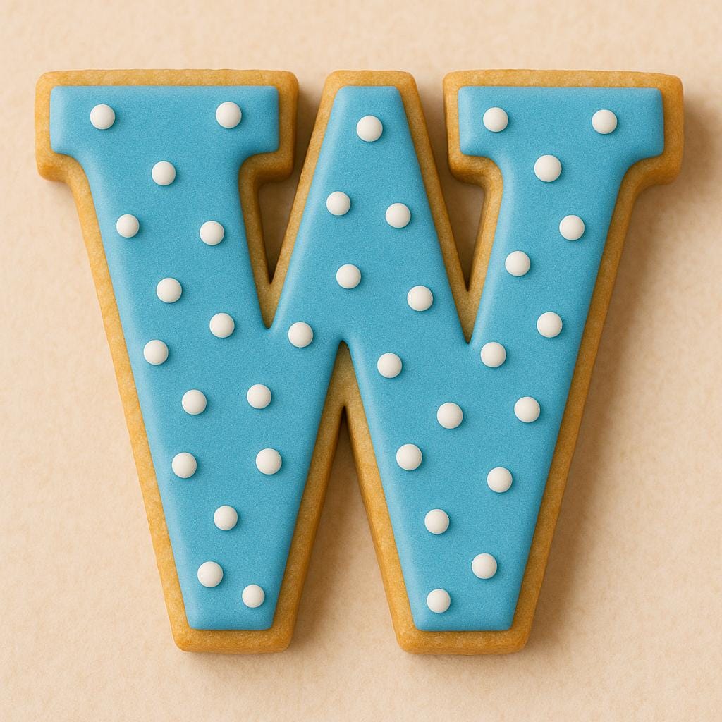Letter W Cookie Cutter – Perfect for Custom Treats!