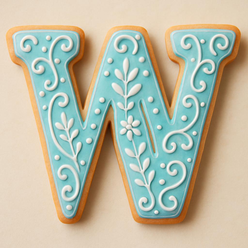 Letter W Cookie Cutter – Perfect for Custom Treats!