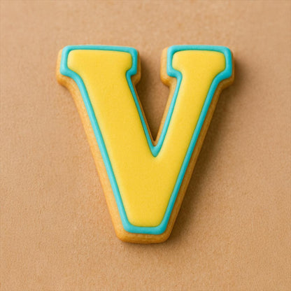 Letter V Cookie Cutter – Perfect for Custom Treats!