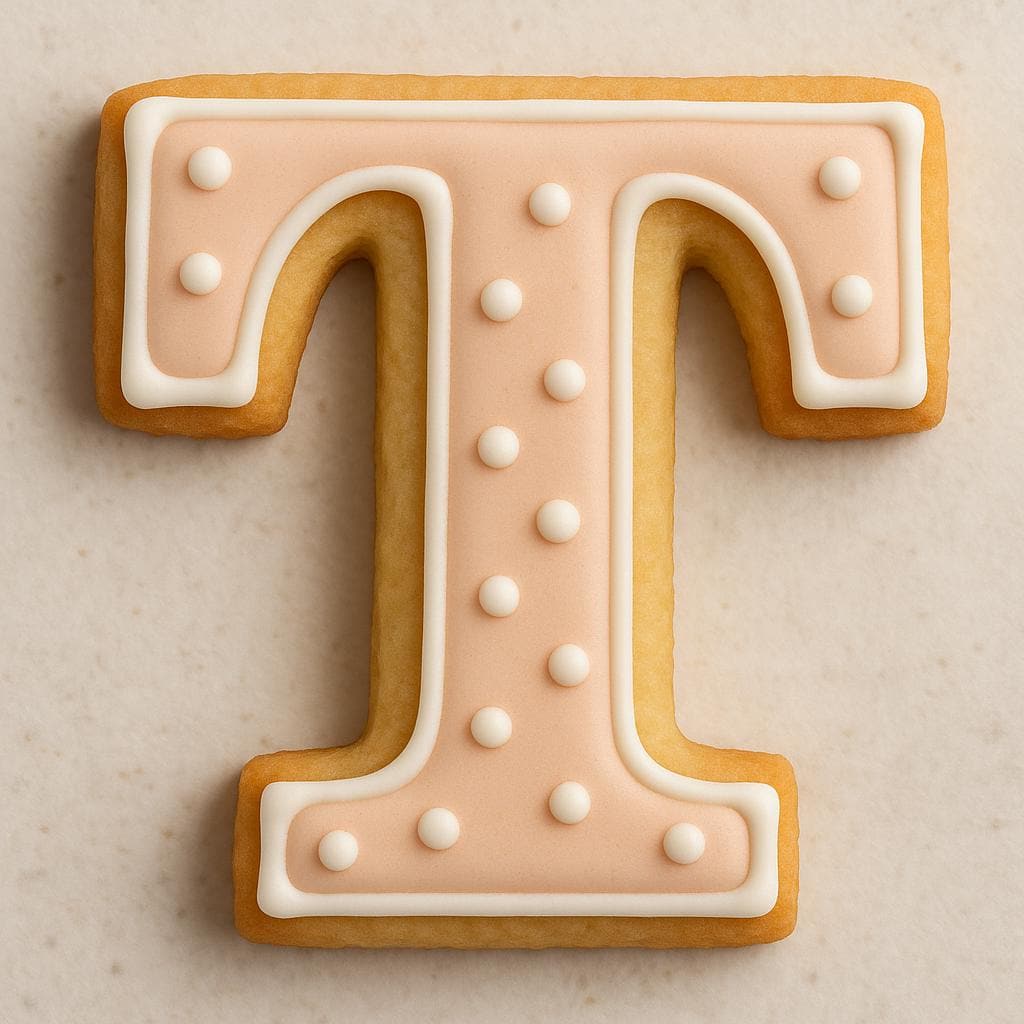 Letter T Cookie Cutter – Perfect for Custom Treats!