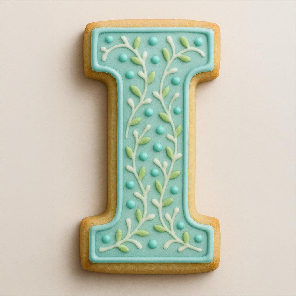 Letter I Cookie Cutter – Perfect for Custom Treats!