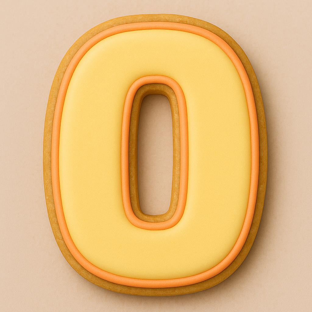 Number 0 Cookie Cutter – Perfect for Custom Treats!