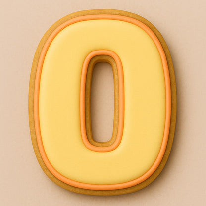 Number 0 Cookie Cutter – Perfect for Custom Treats!