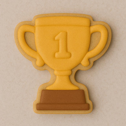 Trophy Cookie Cutter – Because You're Number One!