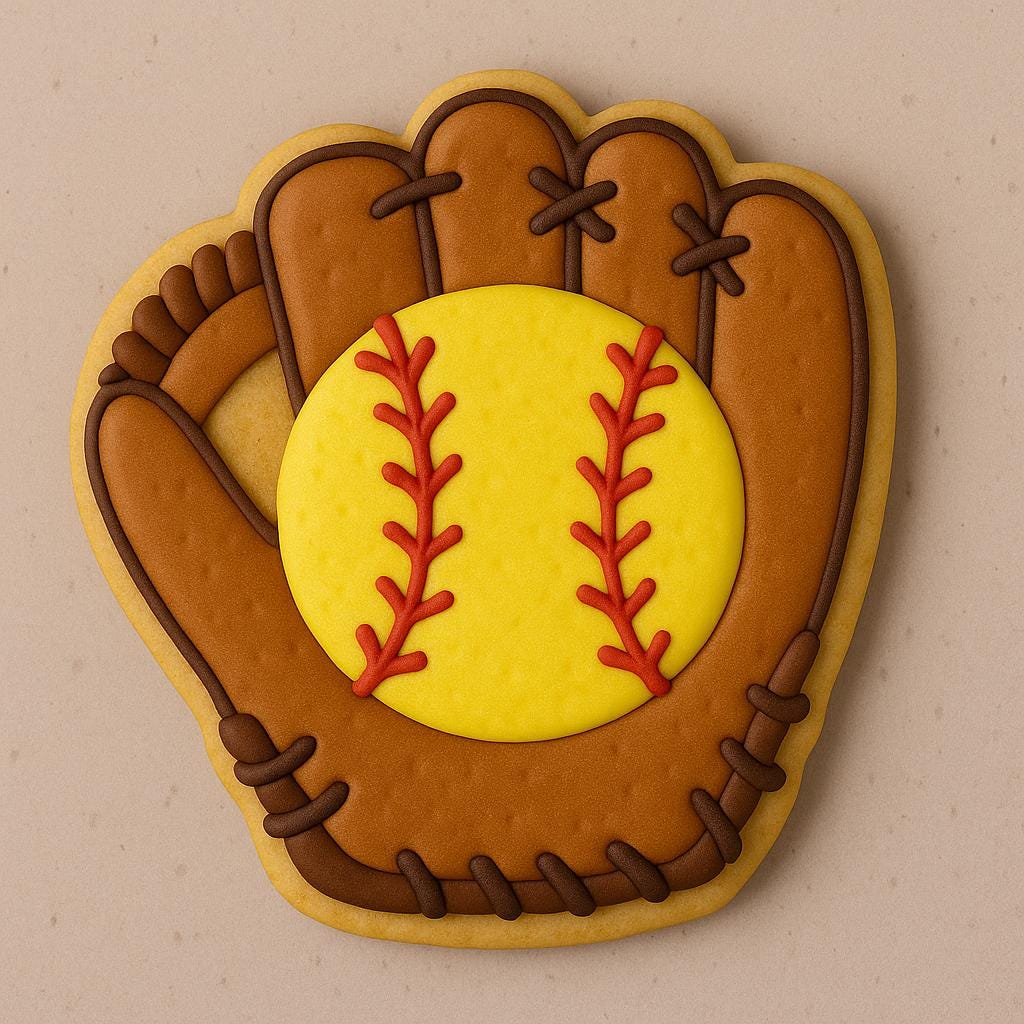 Softball Glove Cookie Cutter – Catch Some Sweetness!