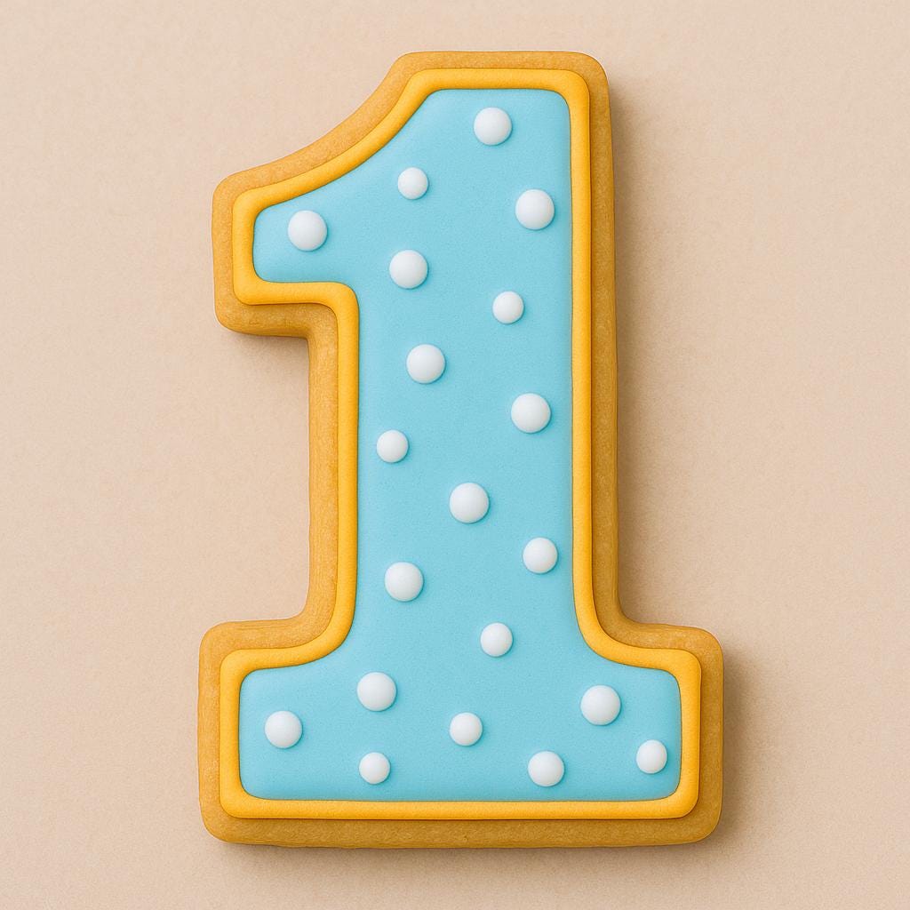 Number 1 Cookie Cutter – Perfect for Custom Treats!