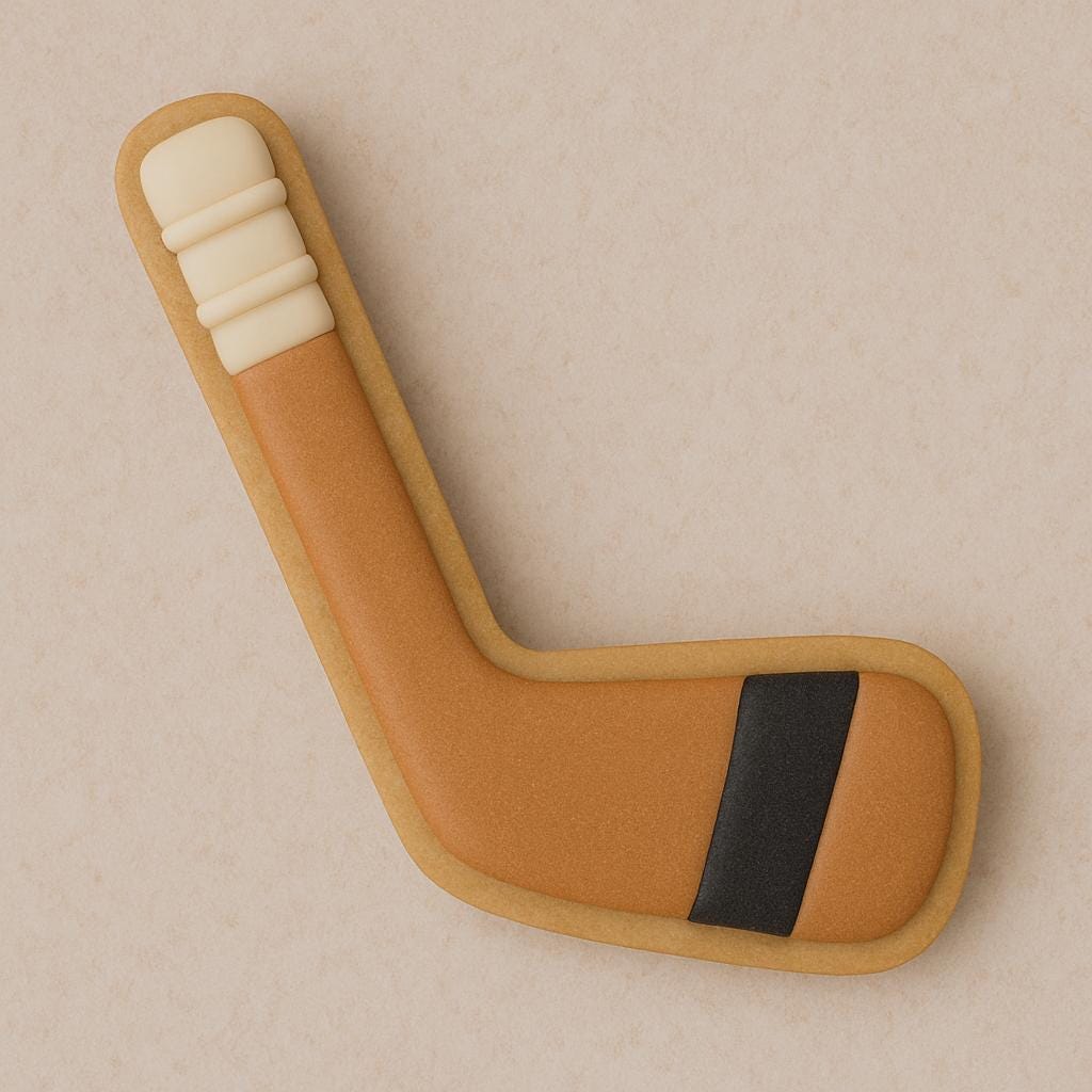 Hockey Stick Cookie Cutter – Slapshot-Ready!