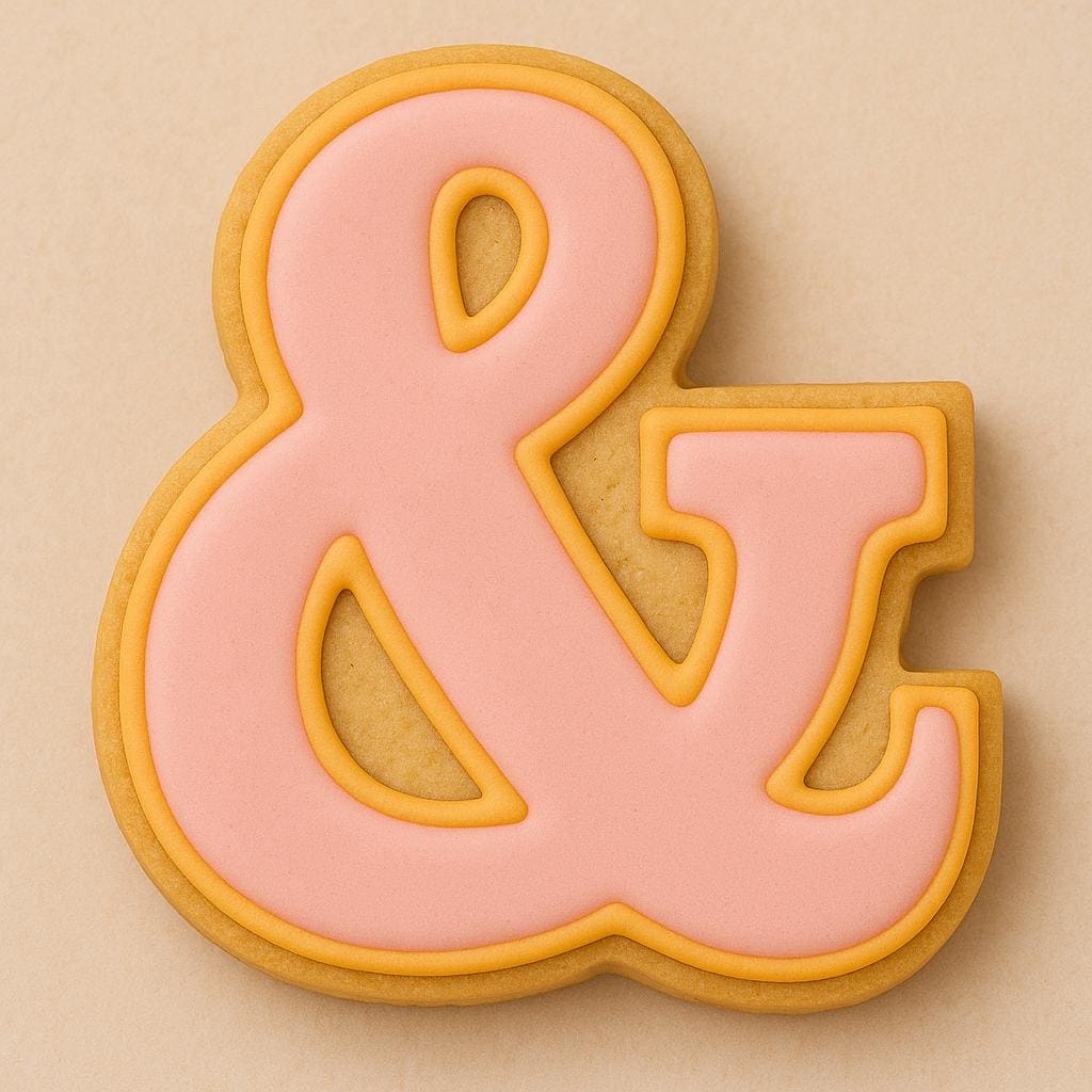 Ampersand Sign Cookie Cutter - Add Some Sweet Connection!