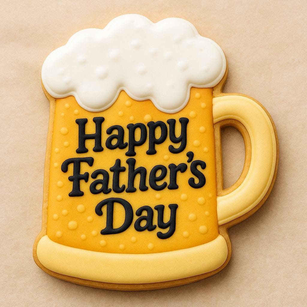 Beer Mug Cookie Cutter - Happy Father's Day Edition