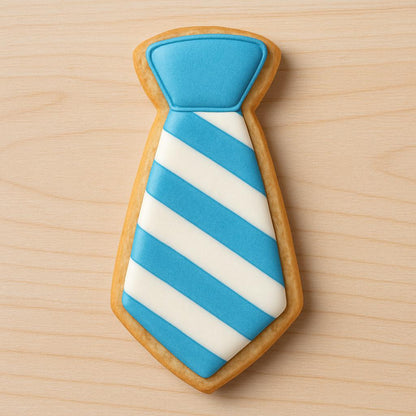 Dads Tie Cookie Cutter - Dapper Dad Tie Cookie Cutter - A Stylish Treat for Father's Day!