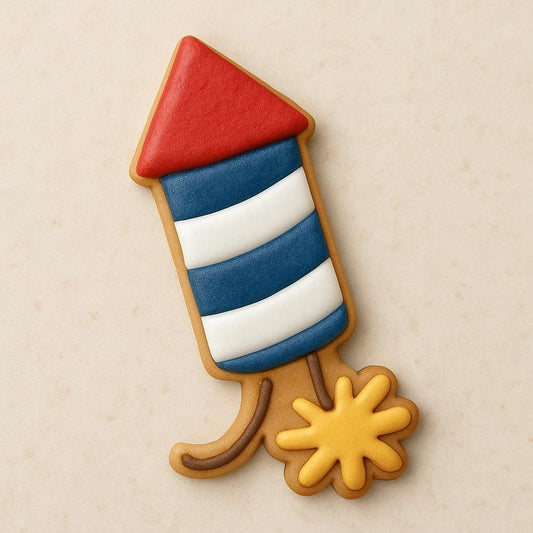 Fireworks Rocket Cookie Cutter - Blast Off Your Baking!