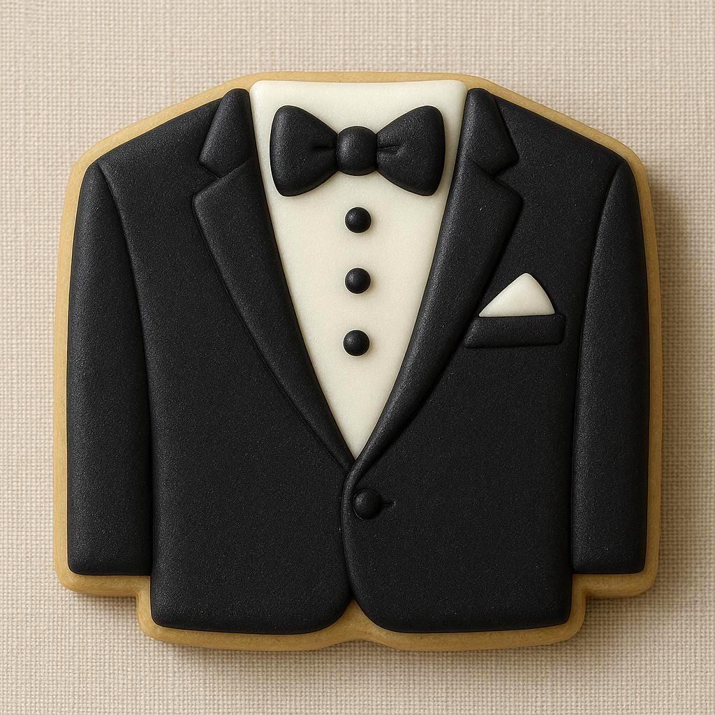 Wedding Tuxedo Cookie Cutter – Dapper & Delicious!