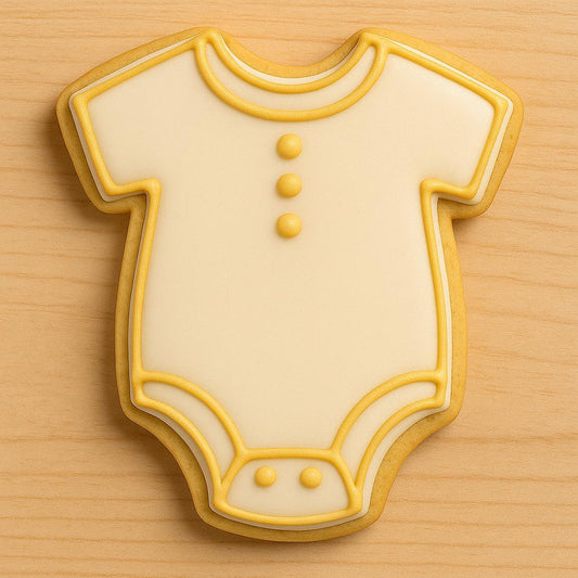 Baby Onesie Cookie Cutter – Two Styles – Sweet & Simple!