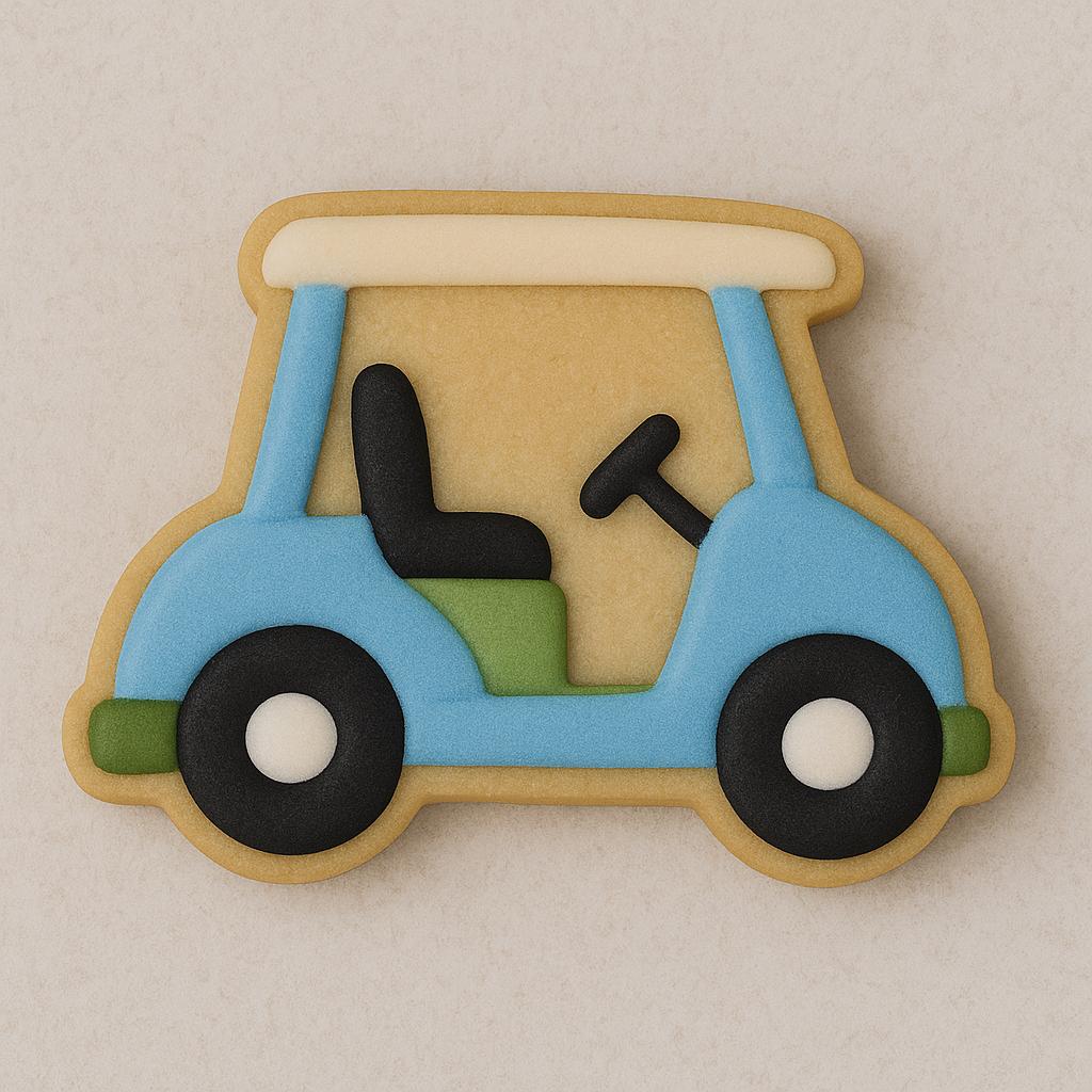 Golf Cart Cookie Cutter – Drive into Deliciousness!