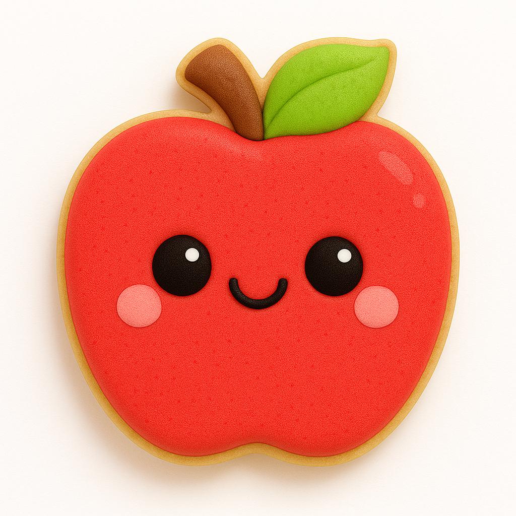 Kawaii Apple Cookie Cutter – Sweet as Can Be!