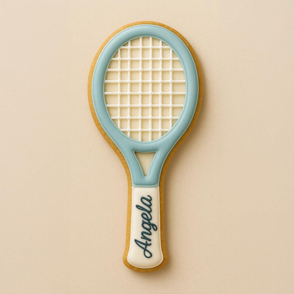 Tennis Racket Cookie Cutter – Serve Up Sweetness