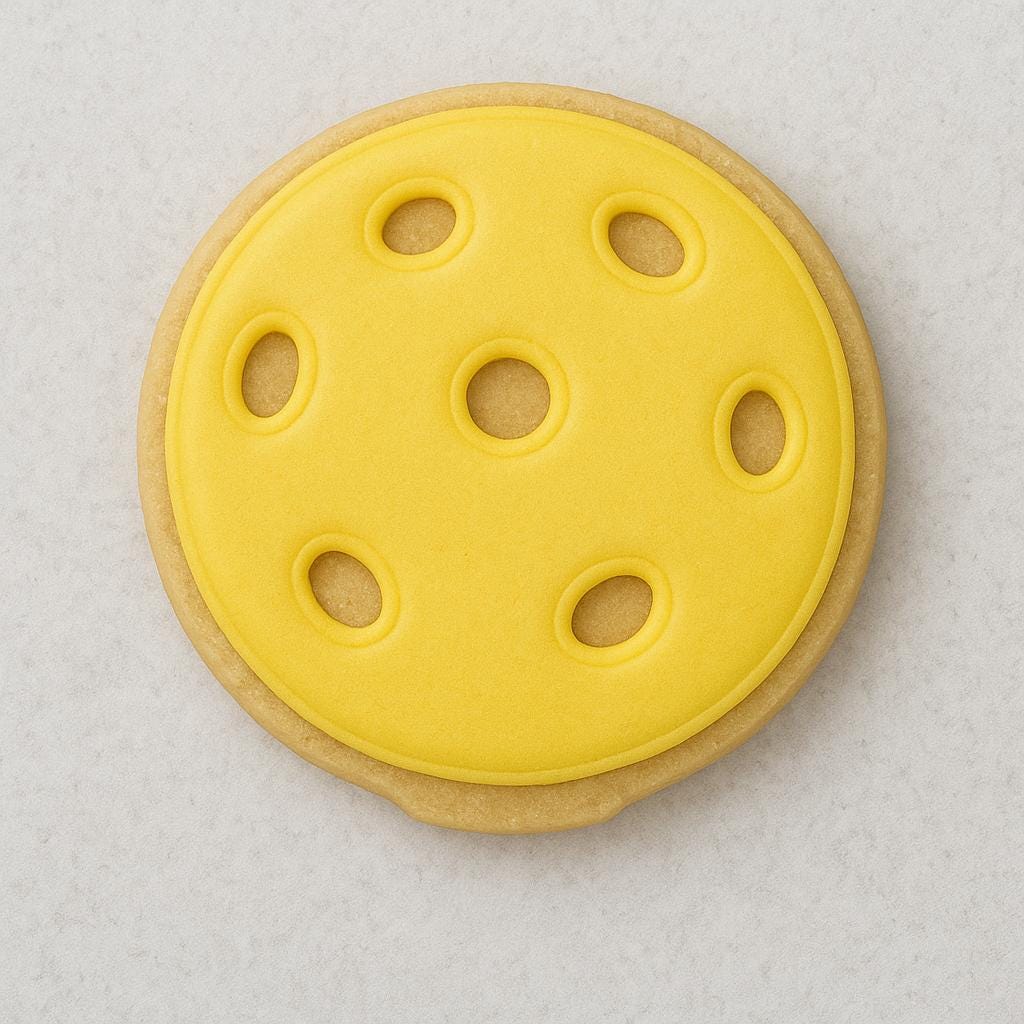 Pickleball Ball Cookie Cutter – Serve Up Something Sweet!