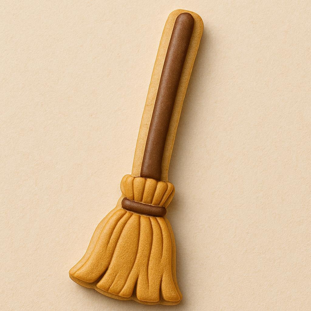 Witch Broom Cookie Cutter – Sweet Ride for Spooky Nights!