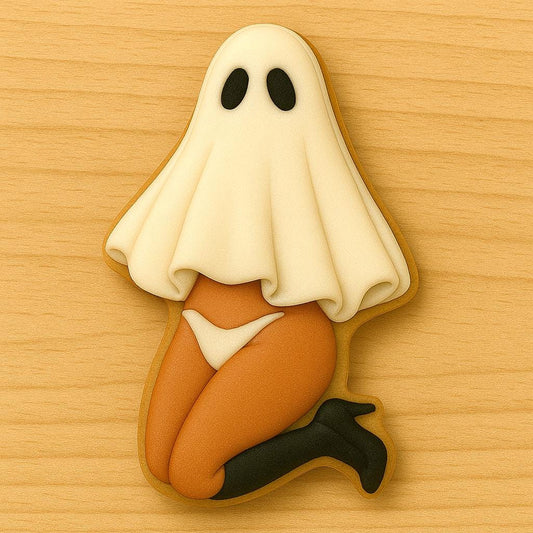 Sexy Ghost_Kneeling Cookie Cutter – Boo-tiful & Bold! – Two Styles to Choose!