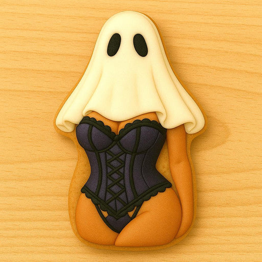 Sexy Ghost_Standing Cookie Cutter – Boo-tiful & Bold! – Two Styles to Choose!