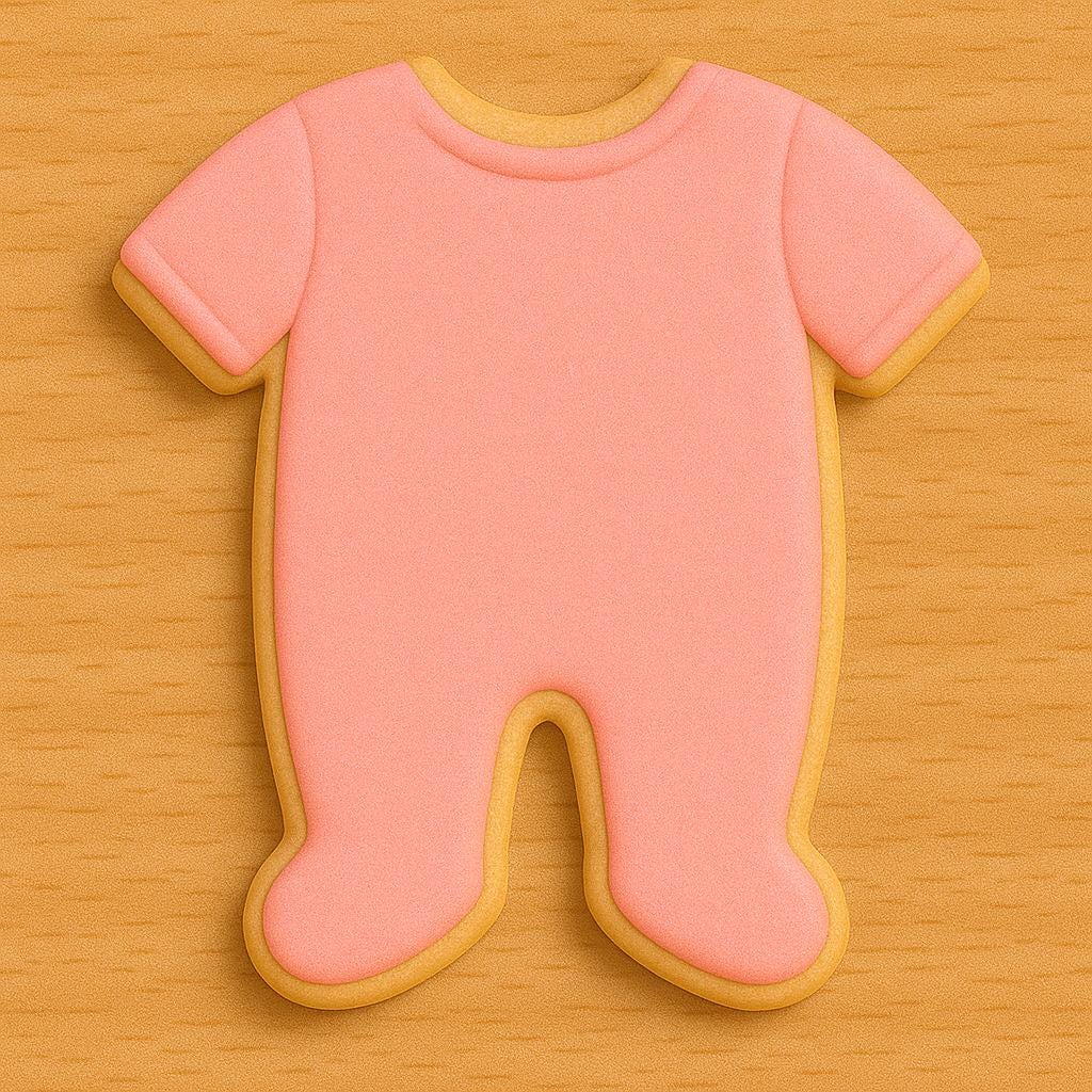 Baby Pajamas Cookie Cutter – Two Styles – Sweet & Simple!