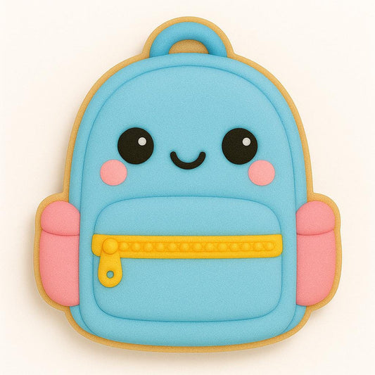 Kawaii Backpack_B Cookie Cutter – Bright & Blushy for BTS Fun!