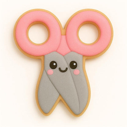 Kawaii Scissors Cookie Cutter – Snip Into Sweetness!