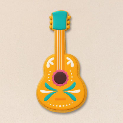 DIA Guitar Cookie – Dia de los Muertos Decorated Sugar Cookie