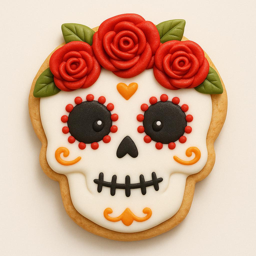 DIA Rose_Skull Cookie Cutter – Sugar Skull Chic!