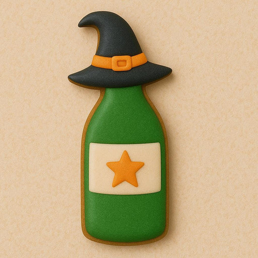Witch Hat_Wine_Bottle Cookie Cutter – Bewitchingly Boozy!