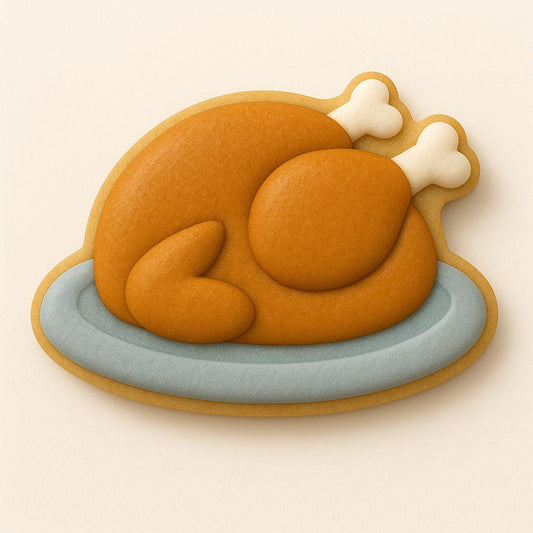 Cooked Turkey on a Platter, Cookie Cutter – A Thanksgiving Classic!