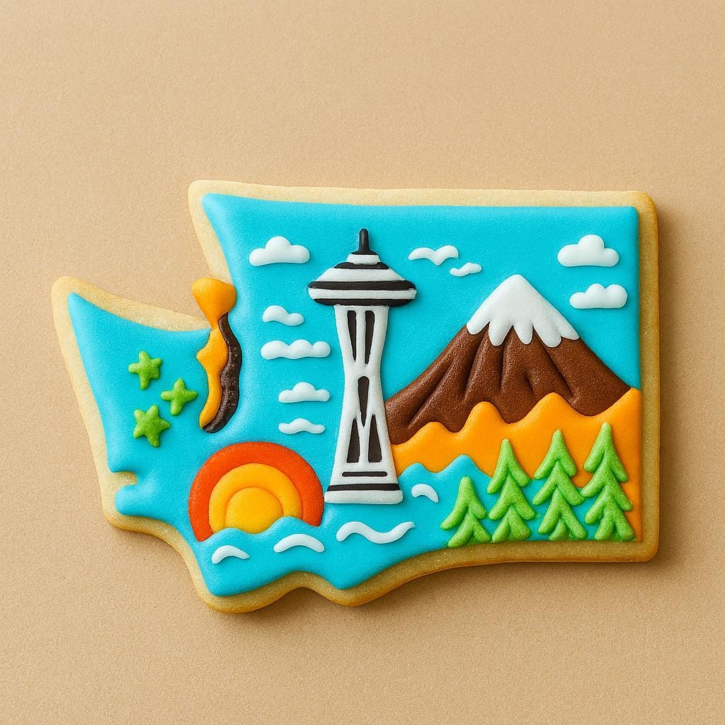 Washington State Cookie Cutter – Pacific Northwest Perfection!