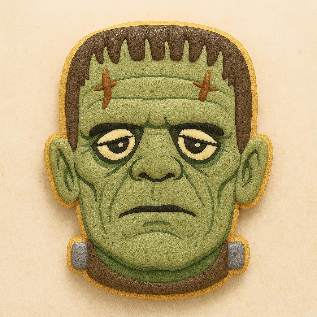 Vintage Frankenstein Cookie Cutter – Spooky Nostalgia for Your Sweet Tooth!