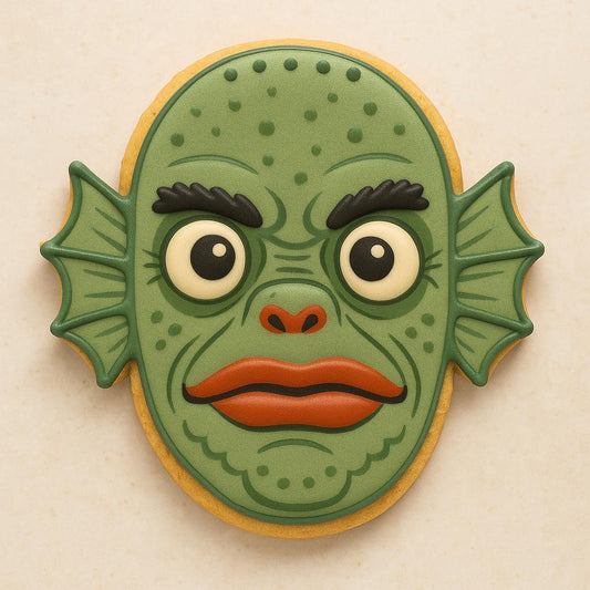 Vintage Sea_Monster Cookie Cutter – Creature from the Cookie Lagoon!