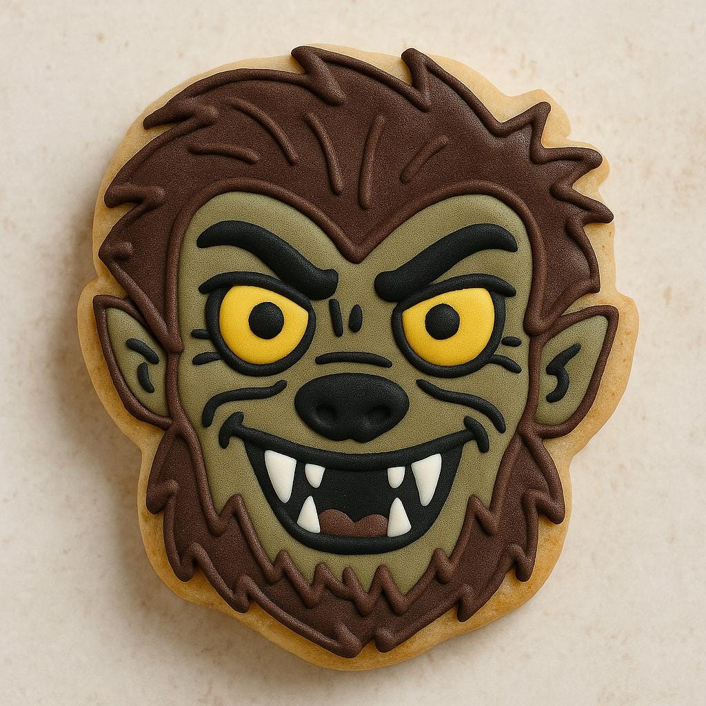 Vintage Werewolf Cookie Cutter – Hair-Raising Halloween Classic!