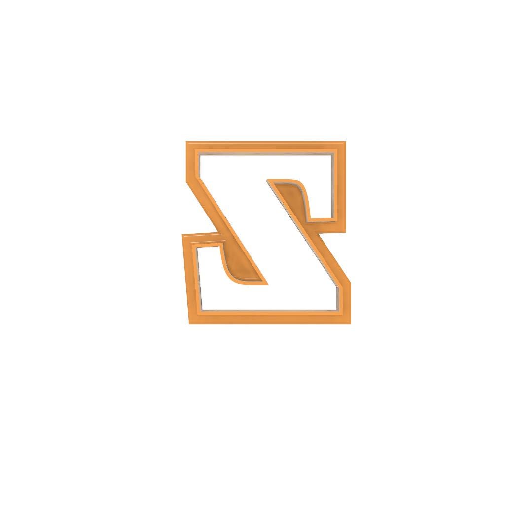 STL - Letter Z -  Digital Cookie Cutter STL File – 2", 3", and 4" Sizes Included