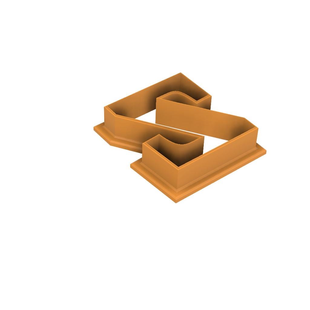 STL - Letter Z -  Digital Cookie Cutter STL File – 2", 3", and 4" Sizes Included