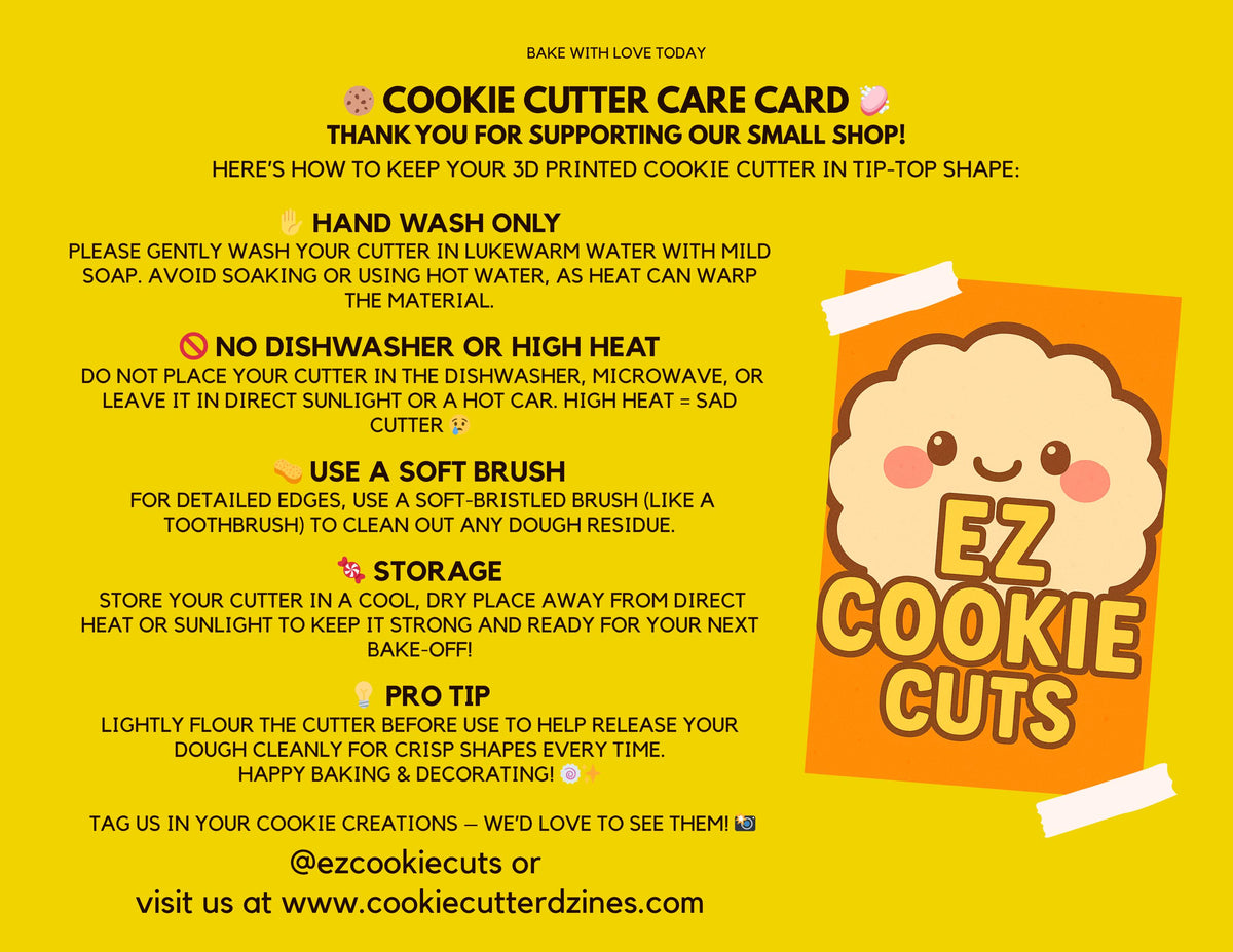 STL Baby_Footprints - Cutter with Stamp and Knobs - Digital Cookie Cutter STL File – 2", 3", and 4" Sizes Included