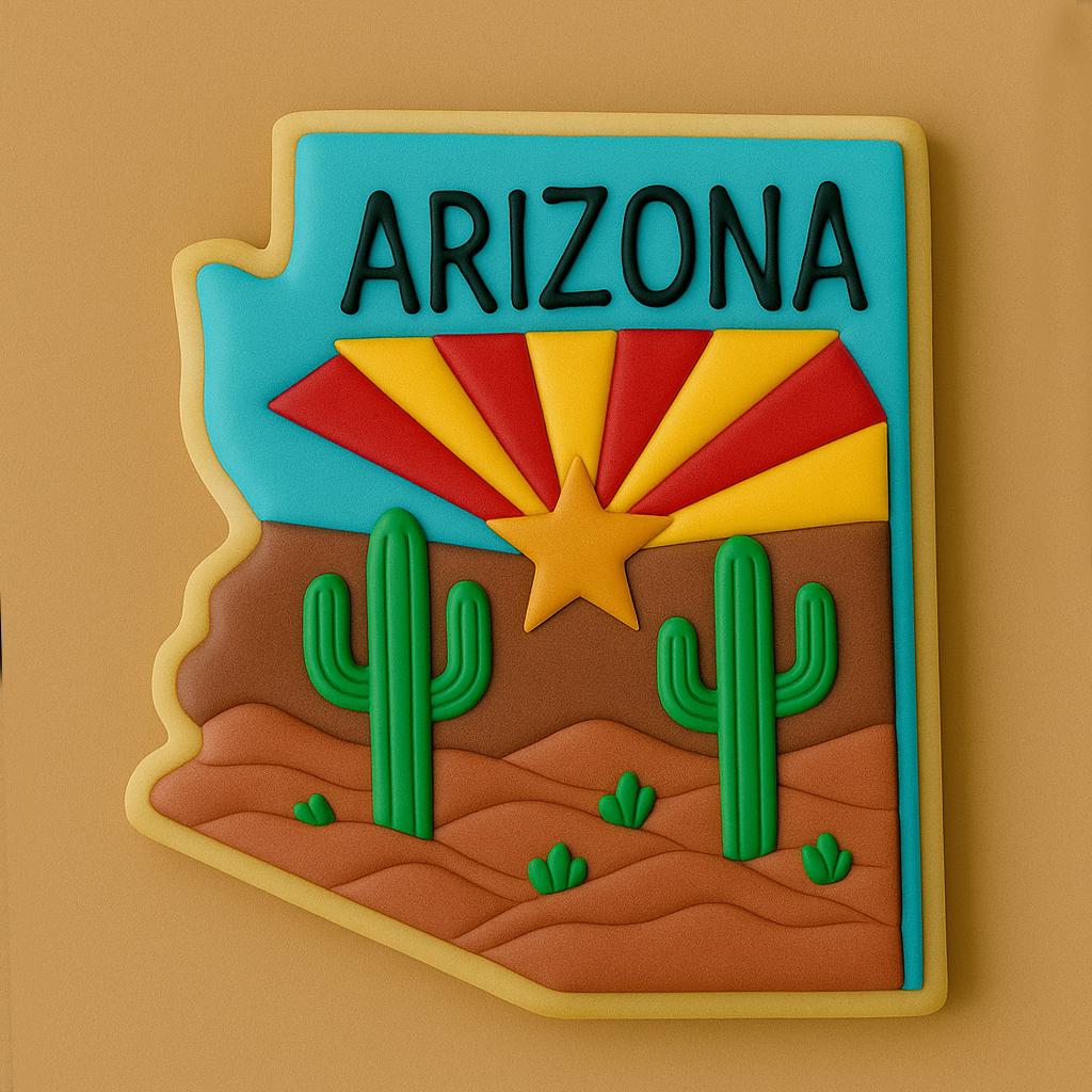 Arizona State Cookie Cutter – Desert Southwest Inspired!