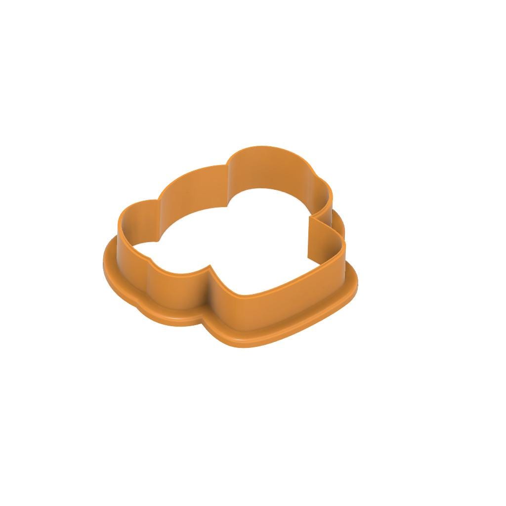 STL Elephant_Head-  Digital Cookie Cutter STL File – 2", 3", and 4" Sizes Included