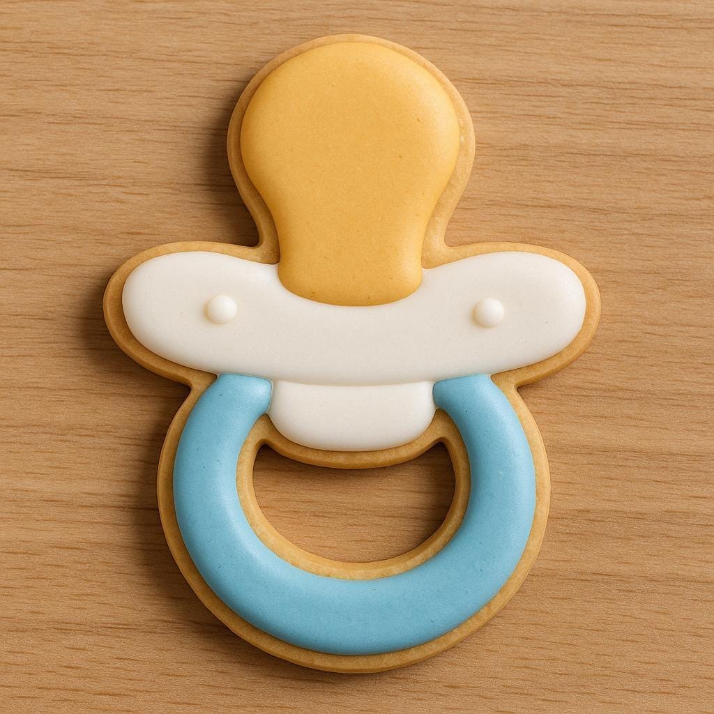 Baby Pacifier cookie cutter – baby’s first favorite!