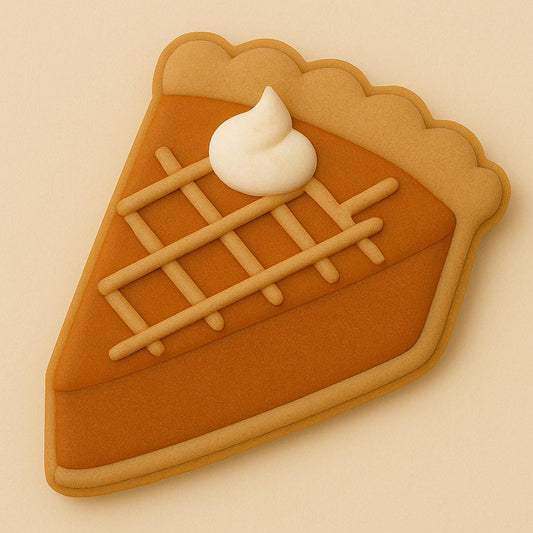Pumpkin Slice cookie cutter – autumn elegance in every bite! - two styles to choose from