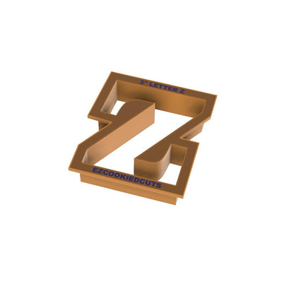STL - Letter Z -  Digital Cookie Cutter STL File – 2", 3", and 4" Sizes Included